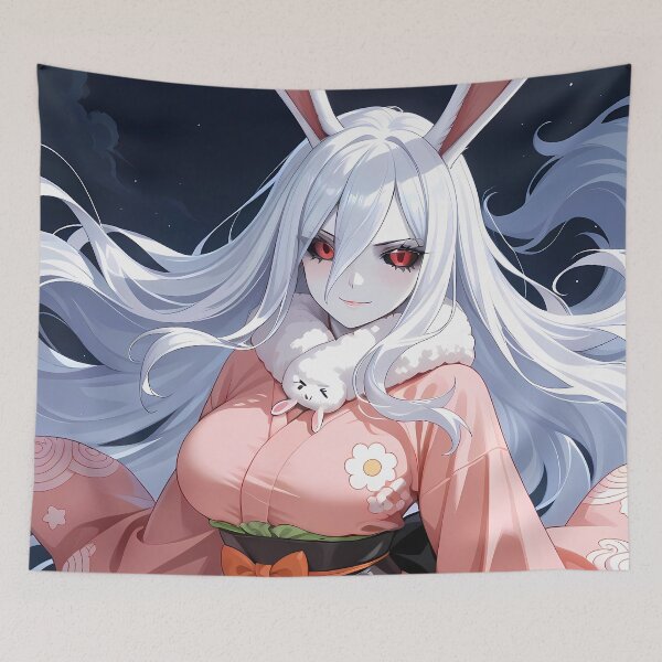 Item preview, Carrot One Piece Pink Kimono Bunny Night Glow designed and sold by Williamhallano.