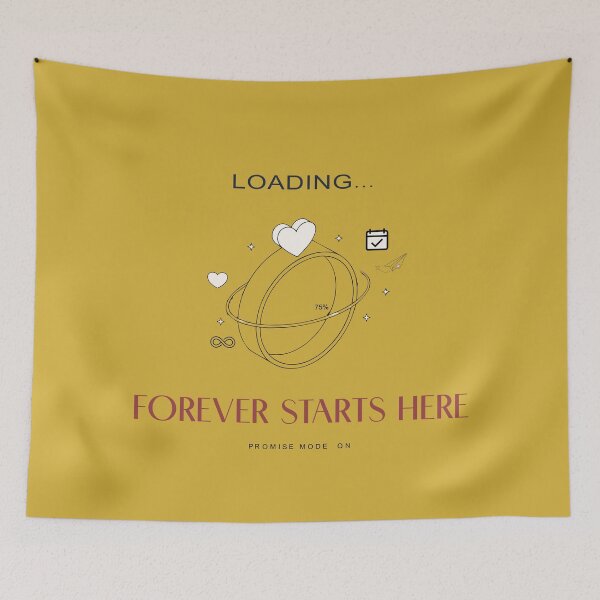 Item preview, Loading... Forever Starts Here designed and sold by xmoudx.