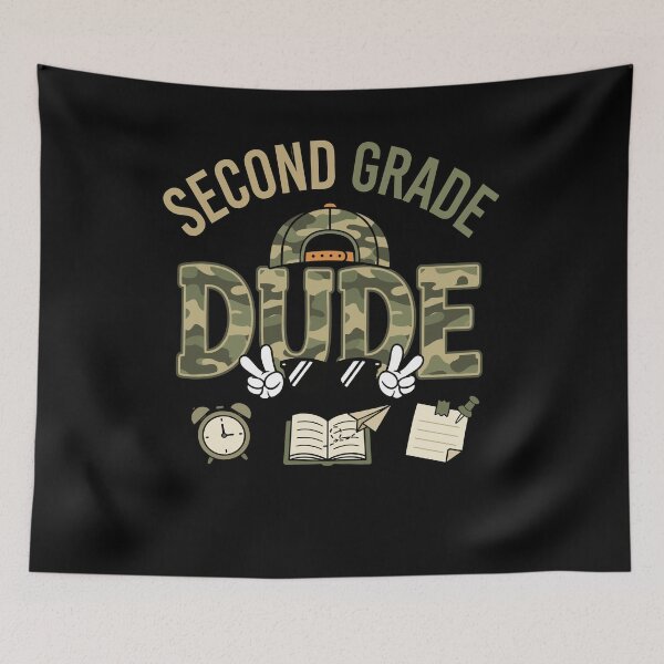 Item preview, Second Grade Dude Back to School Camo Boys designed and sold by KroghDs.
