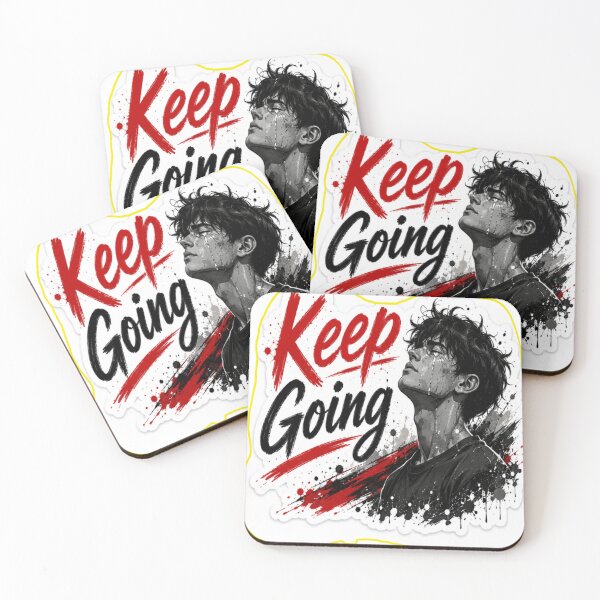 Item preview, Keep Going – Strength Through Pain Sticker designed and sold by Genzfirevibes.