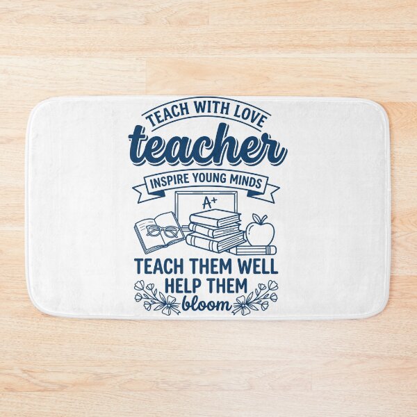 Item preview, Teach With Love Back to School Teacher designed and sold by KroghDs.