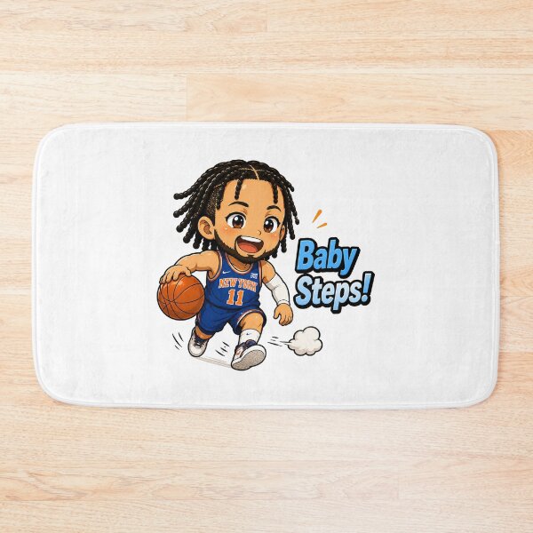 Item preview, Jalen Brunson chibi cute - Baby steps! designed and sold by SechainMailo.