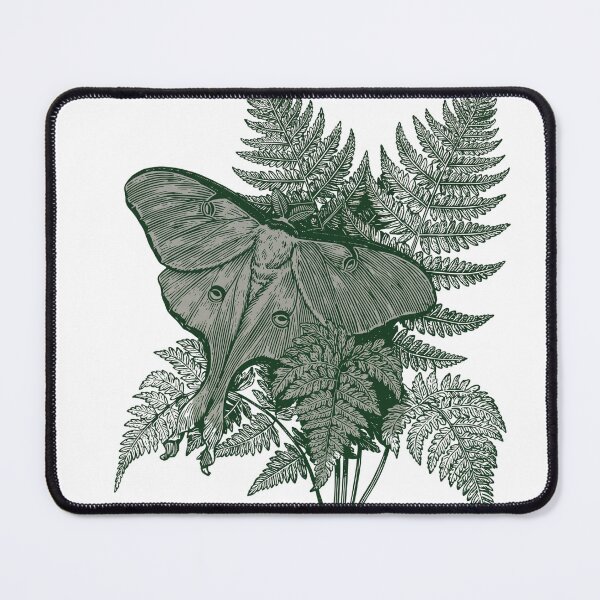 Item preview, Vintage Luna Moth with Ferns | Botanical Nature Illustration designed and sold by Brightberry Studio.