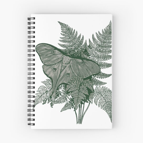 Item preview, Vintage Luna Moth with Ferns | Botanical Nature Illustration designed and sold by Brightberry Studio.