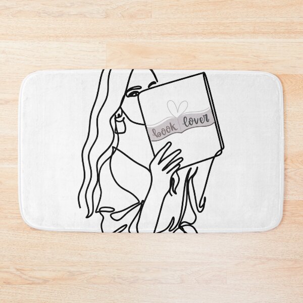 Item preview, Female Book Lover in Black designed and sold by uruadhikari1020.