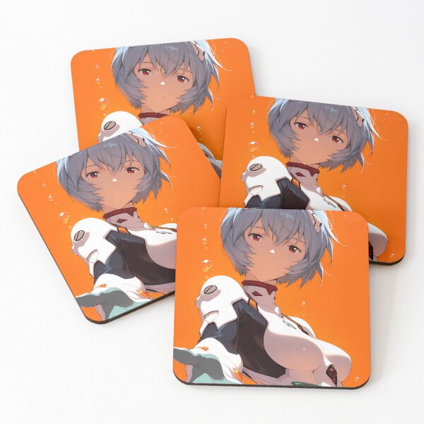 Item preview, Rei Ayanami Neon Genesis Evangelion Orange Glow Reaching Forward designed and sold by Williamhallano.