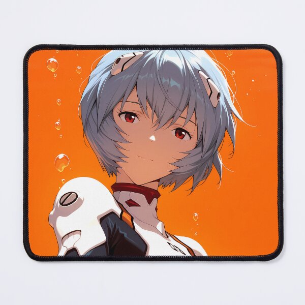 Item preview, Rei Ayanami Neon Genesis Evangelion Orange Glow Reaching Forward designed and sold by Williamhallano.