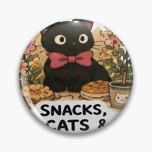Item preview, Snacks, Cats & Zero Stress Sticker designed and sold by echoartstd.