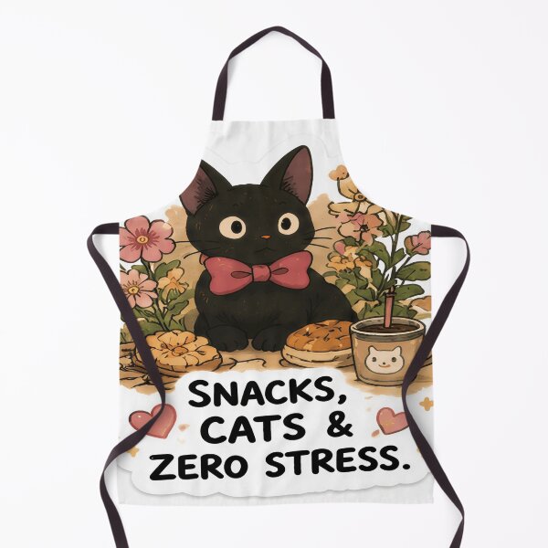 Item preview, Snacks, Cats & Zero Stress Sticker designed and sold by echoartstd.