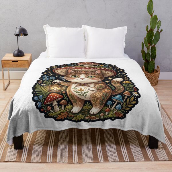 Item preview, Woodland Mushroom Cat  designed and sold by Iampoji.