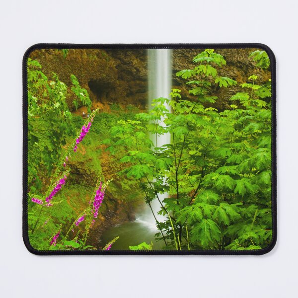 Item preview, Serene Waterfall and Lush Greenery designed and sold by jklune.