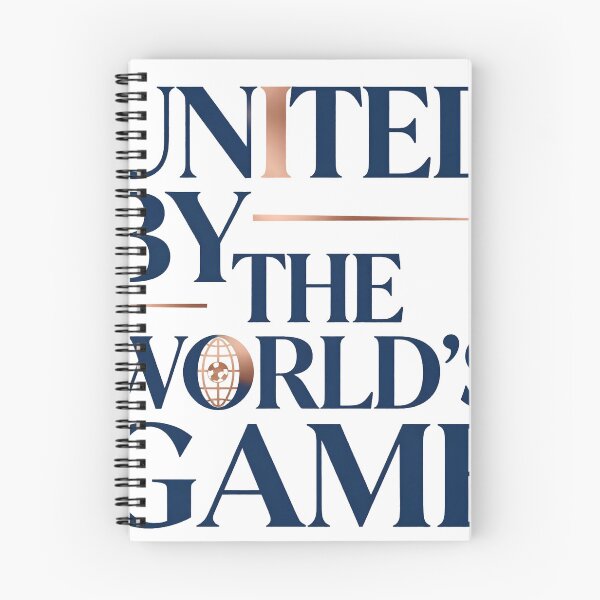 Item preview, United By The World's Game Soccer Typography designed and sold by Gallery-yuuna .