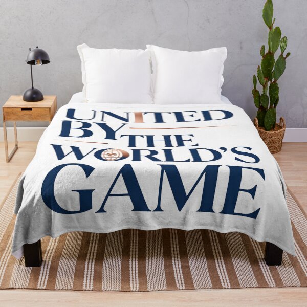 Item preview, United By The World's Game Soccer Typography designed and sold by Gallery-yuuna .
