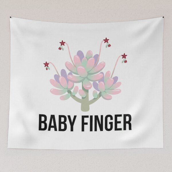 Item preview, Minimalist Pastel Succulent Pachyphytum Baby Finger Street Graphic designed and sold by GreenDivisionJP.
