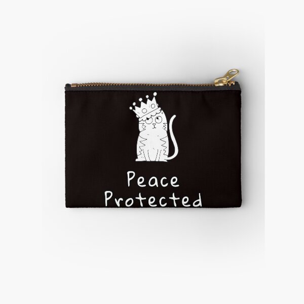 Item preview,  Mood System Cats – Peace Protected Cat Meme designed and sold by ContigoART.