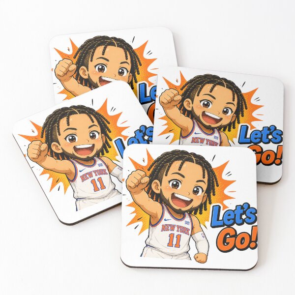Item preview, Jalen Brunson chibi cute - Let's Go! designed and sold by SechainMailo.