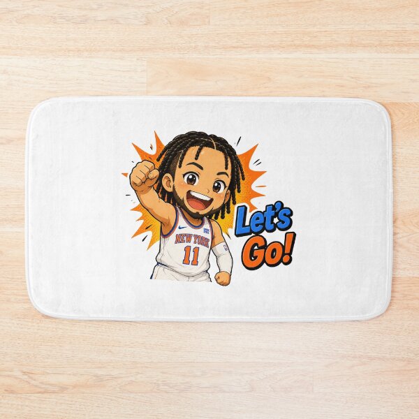 Item preview, Jalen Brunson chibi cute - Let's Go! designed and sold by SechainMailo.