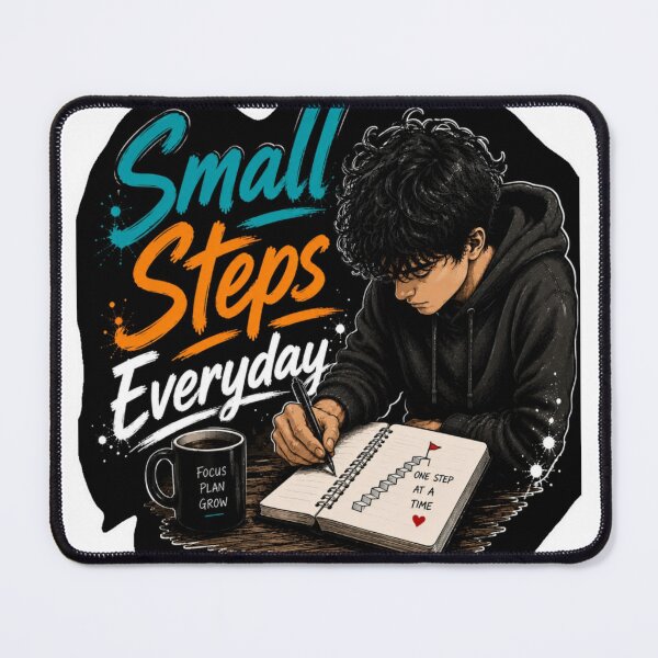 Item preview, Small Steps Everyday – Focus & Progress Sticker designed and sold by Genzfirevibes.