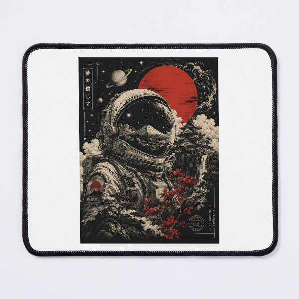 Item preview, Bloom After the End | Retro Futuristic Astronaut | Cyberpunk Nature Reclaimed designed and sold by JA-1994.
