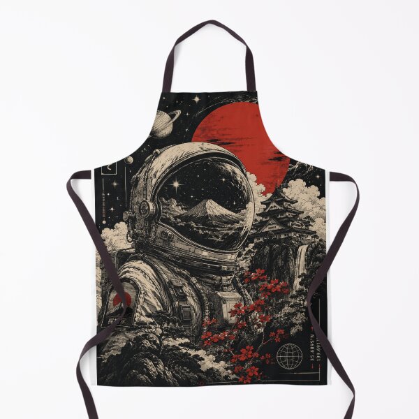 Item preview, Bloom After the End | Retro Futuristic Astronaut | Cyberpunk Nature Reclaimed designed and sold by JA-1994.