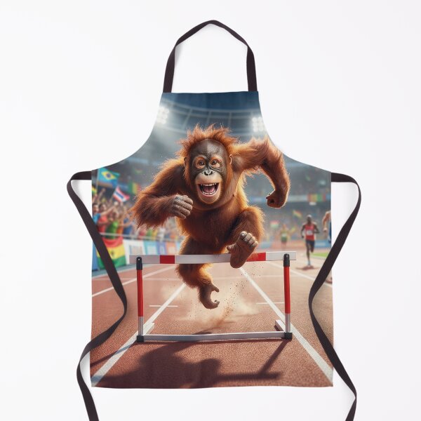 Item preview, Orangutan Hurdler Is Fired Up designed and sold by Tridentulus.