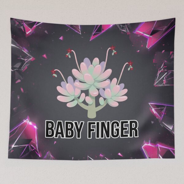 Item preview, Minimalist Pastel Succulent Pachyphytum Baby Finger Street Graphic designed and sold by GreenDivisionJP.