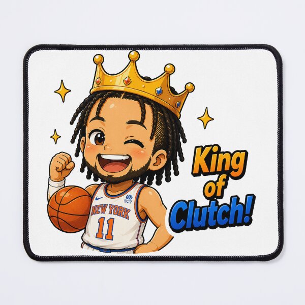 Item preview, Jalen Brunson chibi cute King of Clutch! designed and sold by SechainMailo.