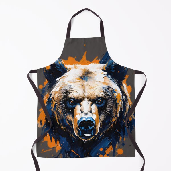 Item preview, Fierce Grizzly Bear - Bold Expressionist Splatter Art Portrait designed and sold by Structure-Blue.