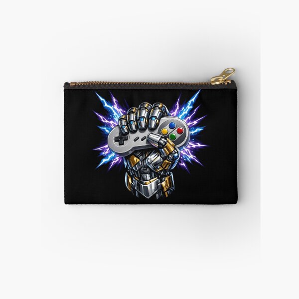 Item preview, Mechanical Hand Classic Gamepad — Cyberpunk Gaming Art for Bold Gamers designed and sold by ArtoryWorks.