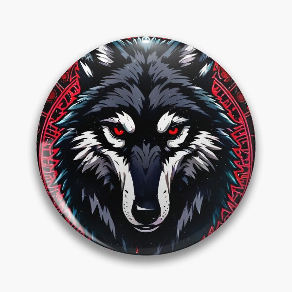 Item preview, Dark Occult Wolf Sacred Sigil Gothic designed and sold by Neer arts.