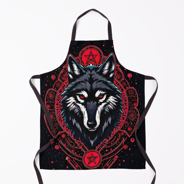 Item preview, Dark Occult Wolf Sacred Sigil Gothic designed and sold by Neer arts.