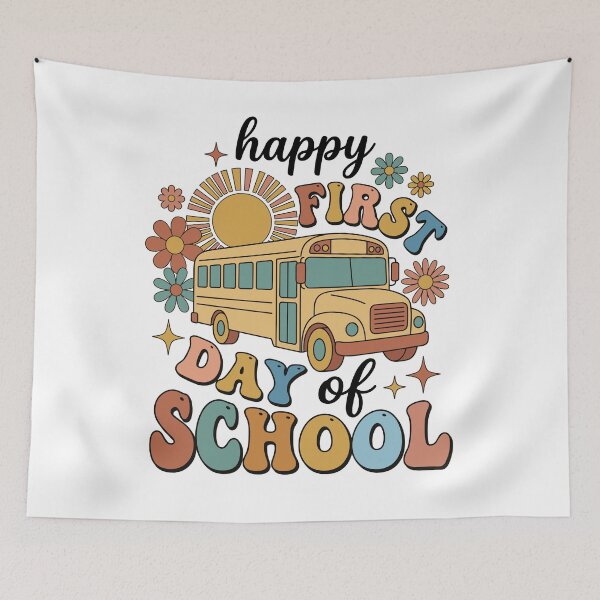 Item preview, Kids Retro School Bus First Day of School designed and sold by KroghDs.