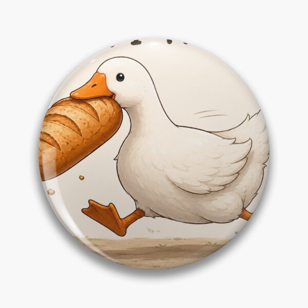Item preview, Am I Thief? Funny Goose Sticker designed and sold by QuirkNest Studio .