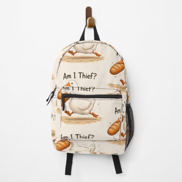 Item preview, Am I Thief? Funny Goose Sticker designed and sold by QuirkNest Studio .