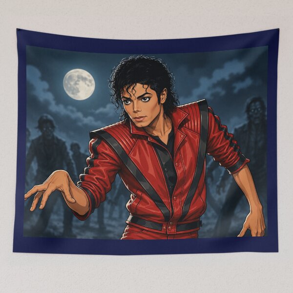 Artikelvorschau, Michael Jackson Thriller Night – Cartoon-Hommage entworfen und verkauft von LuluLeb.