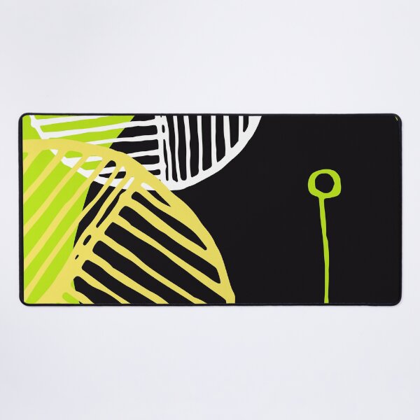 Item preview, Mid-Century Modern 1950's Lime, Yellow, Black Abstract Designs designed and sold by DEC02.