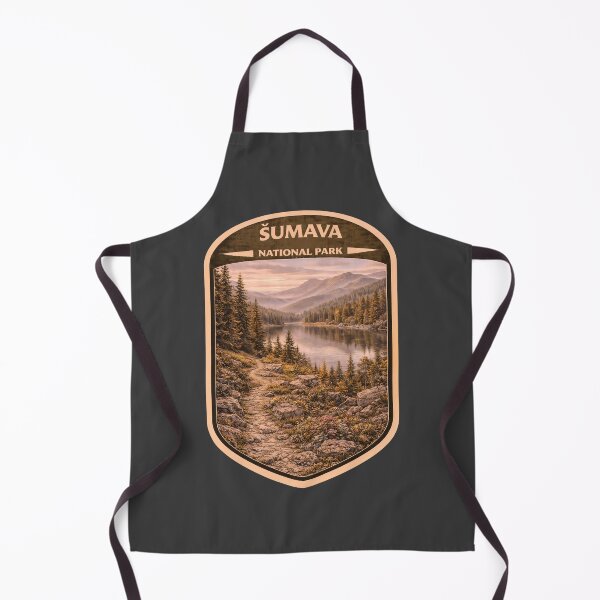 Item preview, Vintage Czechia National Park Travel Print: Šumava  designed and sold by PinUpPizzazz.