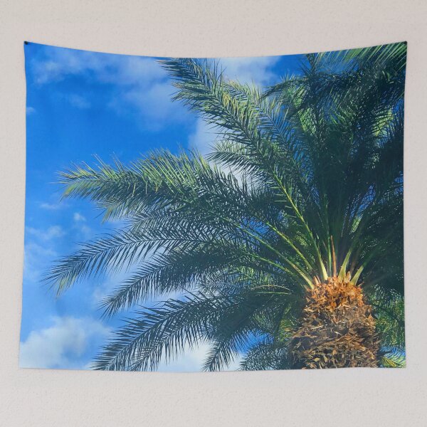 Item preview, Island Palm Tree In The Tropical Teal Sky  designed and sold by DEC02.