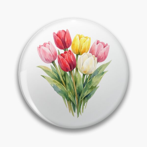 Item preview, Watercolor Tulips designed and sold by odkocreative.