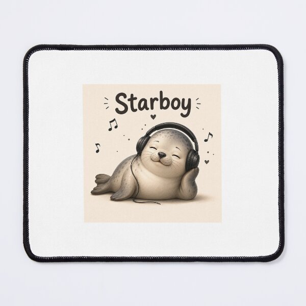 Item preview, Starboy Chill Seal Sticker designed and sold by QuirkNest Studio .