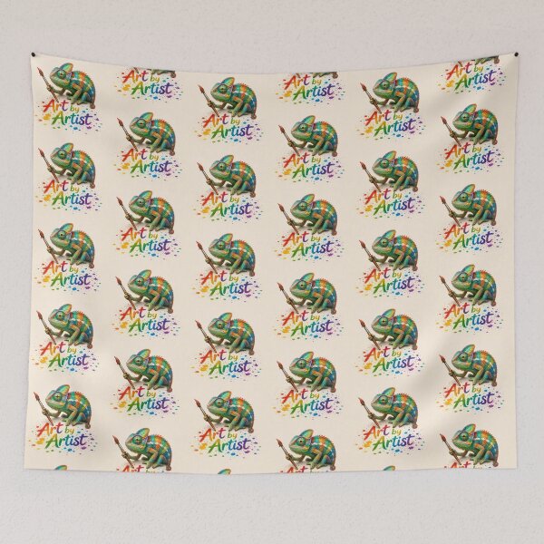 Item preview, Art By Artist Creative Chameleon Sticker designed and sold by QuirkNest Studio .