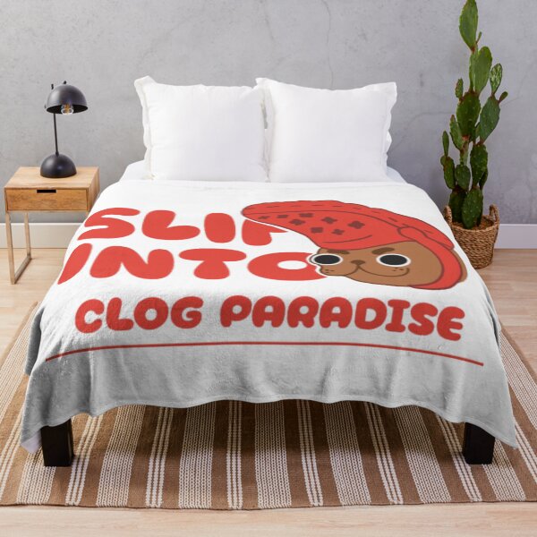 Item preview, Slip Into Clog Paradise Funny Dog designed and sold by GenZFashion000.