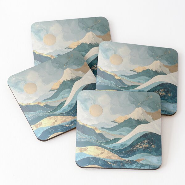 Item preview, Glowing Mountains  designed and sold by WeaveSphere.
