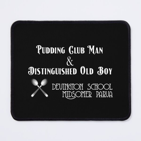 Item preview, Pudding Club Man (on Black) designed and sold by PawsitiveMum3.