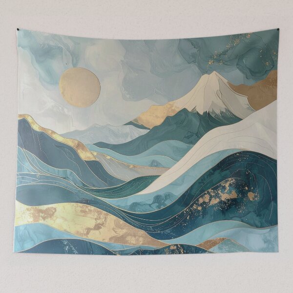 Item preview, Glowing Mountains  designed and sold by WeaveSphere.