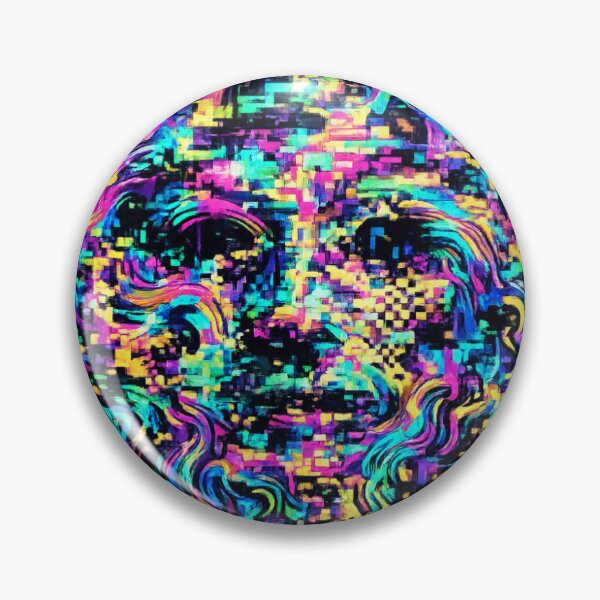 Item preview, GAN Glitch Face — Adversarial Anti-Facial Recognition Art designed and sold by TitanVibe.