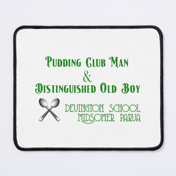 Item preview, Pudding Club Man (Green on White) designed and sold by PawsitiveMum3.