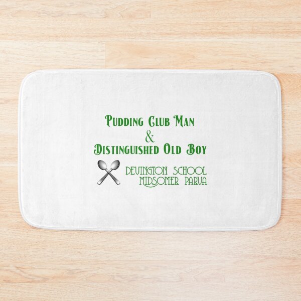 Item preview, Pudding Club Man (Green on White) designed and sold by PawsitiveMum3.