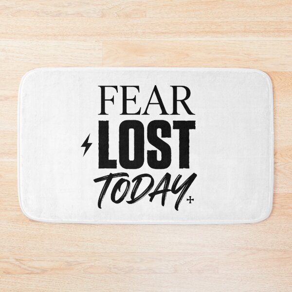 Item preview, Fear Lost Today | Bold Mindset Typography designed and sold by lalitacreations.