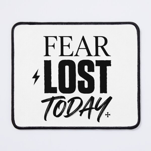 Item preview, Fear Lost Today | Bold Mindset Typography designed and sold by lalitacreations.